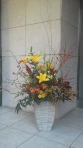 外国人の来客に１２月でも和風装花｜「花新」　（東京都江東区の花キューピット加盟店 花屋）のブログ
